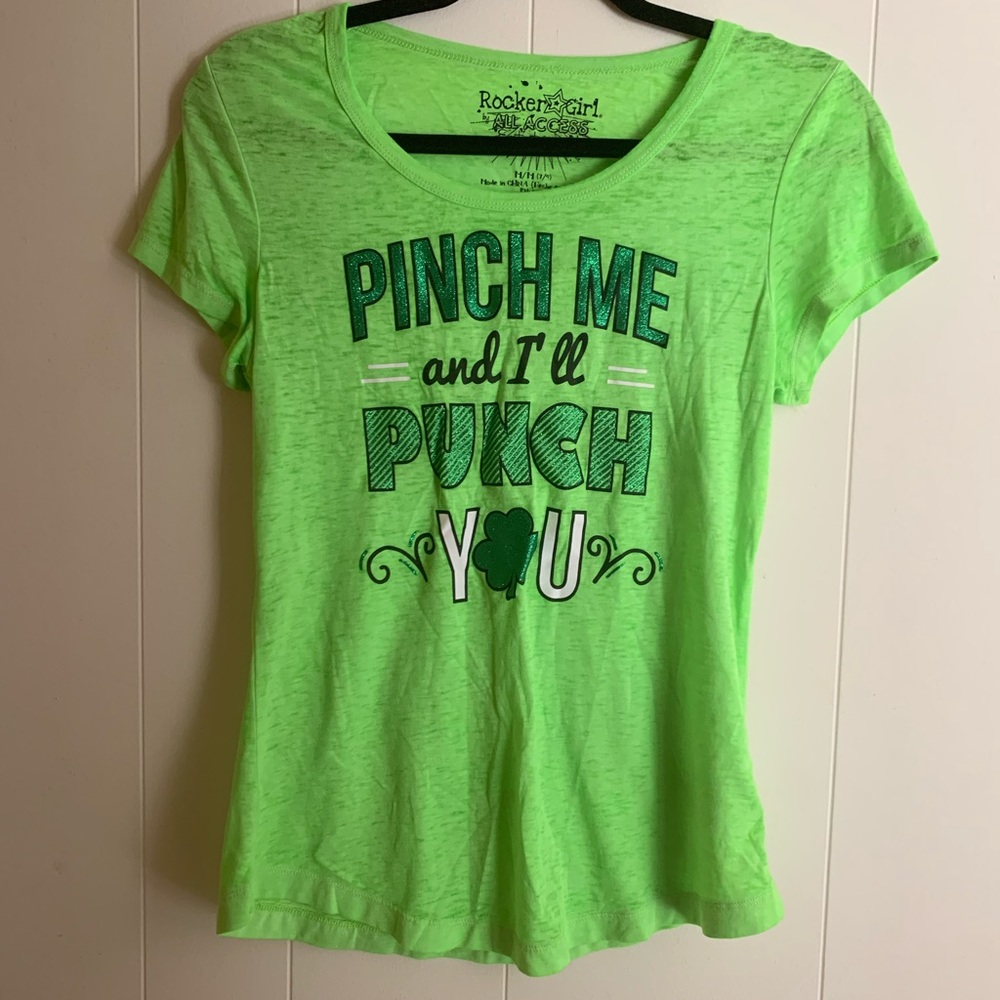 “Pinch me and I’ll punch you” tee